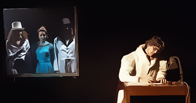 Mijn Lieve Alice: een magische theatervoorstelling door o.a. goochelaars Chris Bordet en Woedy Woet.